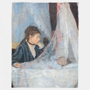 Berthe Morisot - The Cradle Fleece Blanket