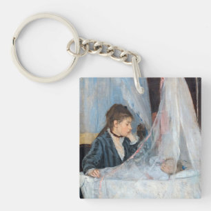 Berthe Morisot - The Cradle / Le Berceau Key Ring