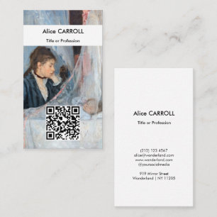 Berthe Morisot - The Cradle - QR Code Business Card