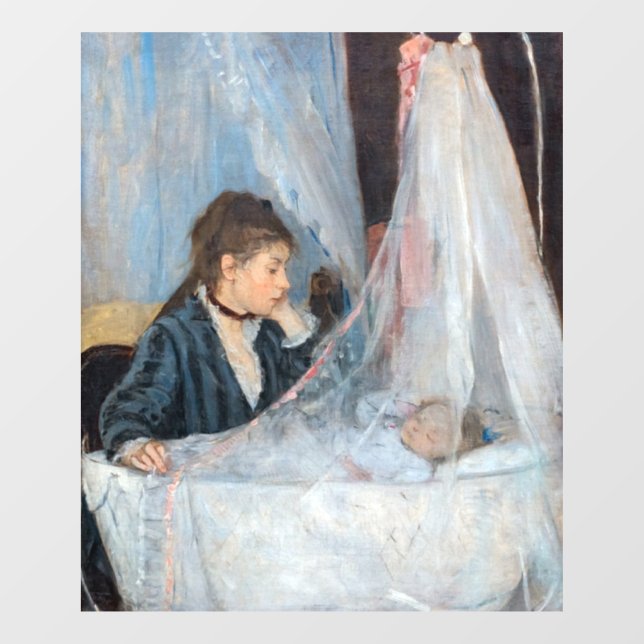 Berthe Morisot - The Cradle Window Cling (Sheet)