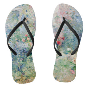 Berthe Morisot - The Garden at Bougival Flip Flops
