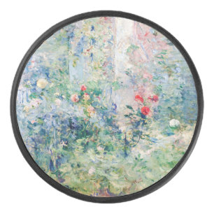 Berthe Morisot - The Garden at Bougival Hockey Puck