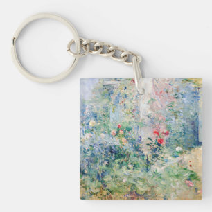 Berthe Morisot - The Garden at Bougival Key Ring