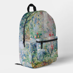Berthe Morisot - The Garden at Bougival Printed Backpack