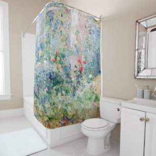 Berthe Morisot - The Garden at Bougival Shower Curtain
