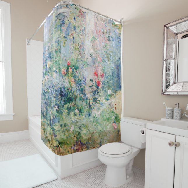 Berthe Morisot - The Garden at Bougival Shower Curtain (In Situ)