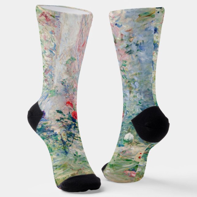 Berthe Morisot - The Garden at Bougival Socks (Angled)
