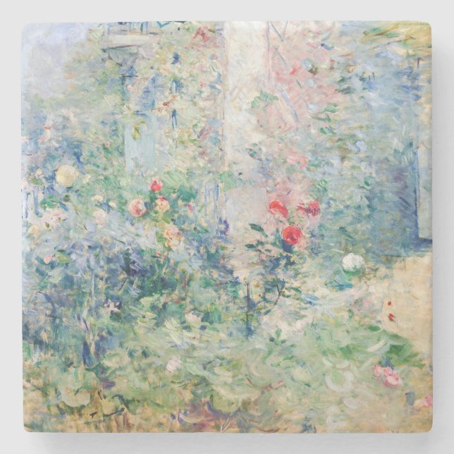 Berthe Morisot - The Garden at Bougival Stone Coaster (Front)