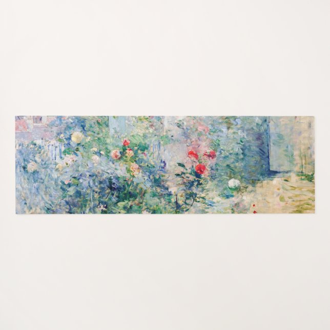 Berthe Morisot - The Garden at Bougival Yoga Mat (Back (Horizontal))