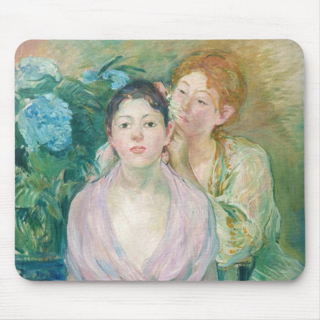 Berthe Morisot - The Horstensia / The Two Sisters Mouse Mat (Front)