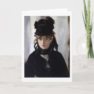 Berthe Morisot With a Bouquet of Violets, Manet Card