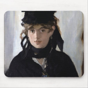 Berthe Morisot With a Bouquet of Violets, Manet Mouse Mat