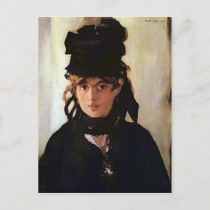 Berthe Morisot with a Bouquet of Violets, Manet Postcard