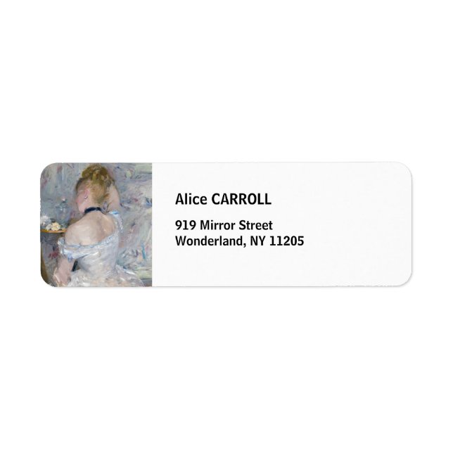 Berthe Morisot - Woman at Her Toilette (Front)