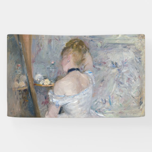 Berthe Morisot - Woman at Her Toilette Banner (Horizontal)