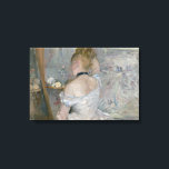 Berthe Morisot - Woman at Her Toilette Canvas Print<br><div class="desc">Woman at Her Toilette by Berthe Morisot,  1870-1880. Oil on canvas.</div>