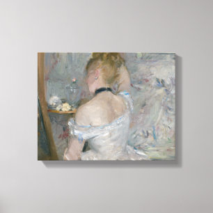 Berthe Morisot - Woman at Her Toilette Canvas Print