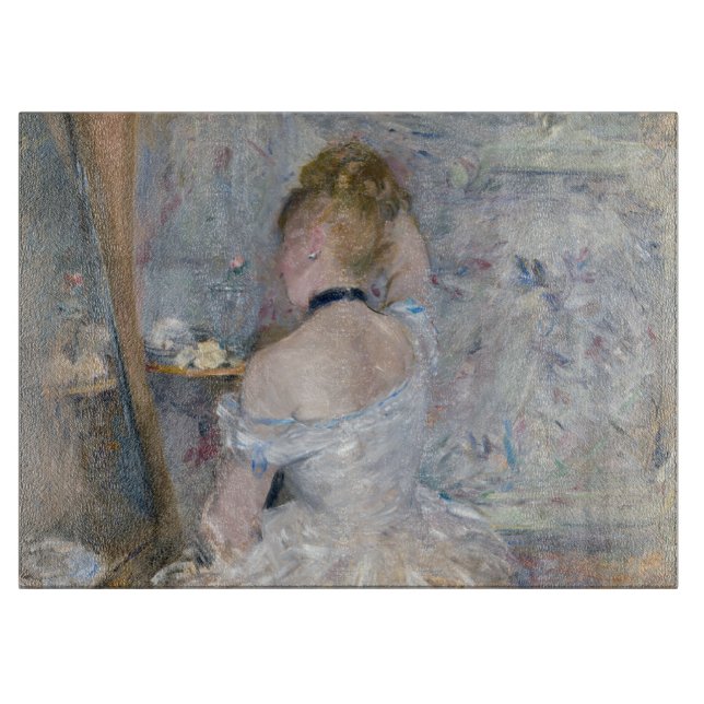Berthe Morisot - Woman at Her Toilette Cutting Board (Front)