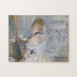 Berthe Morisot - Woman at Her Toilette Jigsaw Puzzle<br><div class="desc">Woman at Her Toilette / Lady at Her Toilette / Young Woman at the Mirror / Femme à sa toilette - Berthe Morisot,  1880</div>