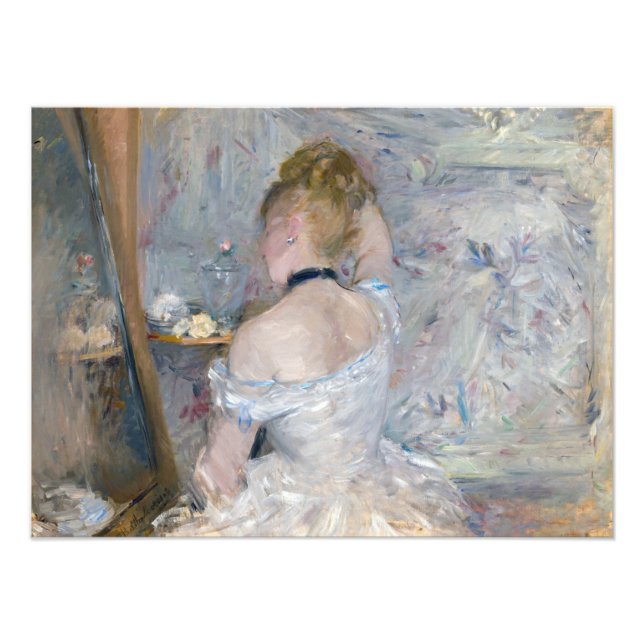 Berthe Morisot - Woman at Her Toilette Photo Print (Front)