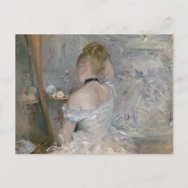 Berthe Morisot - Woman at Her Toilette Postcard (Front)