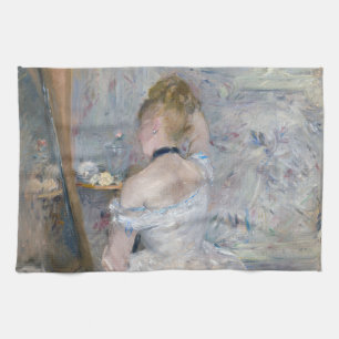 Berthe Morisot - Woman at Her Toilette Tea Towel