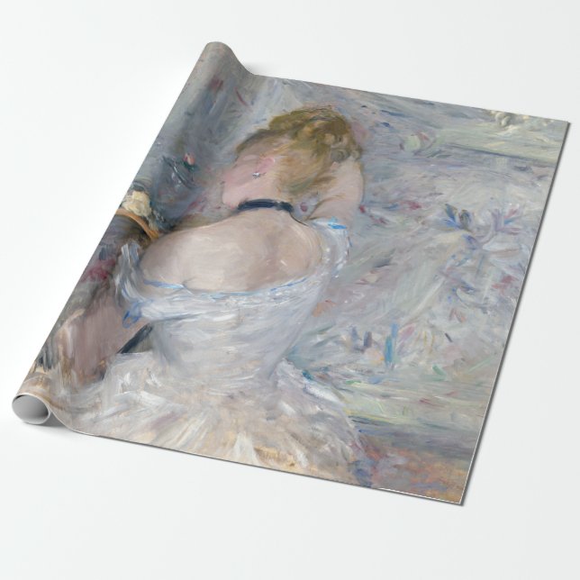 Berthe Morisot - Woman at Her Toilette Wrapping Paper (Unrolled)