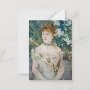Berthe Morisot - Young Girl in a Ball Gown Card