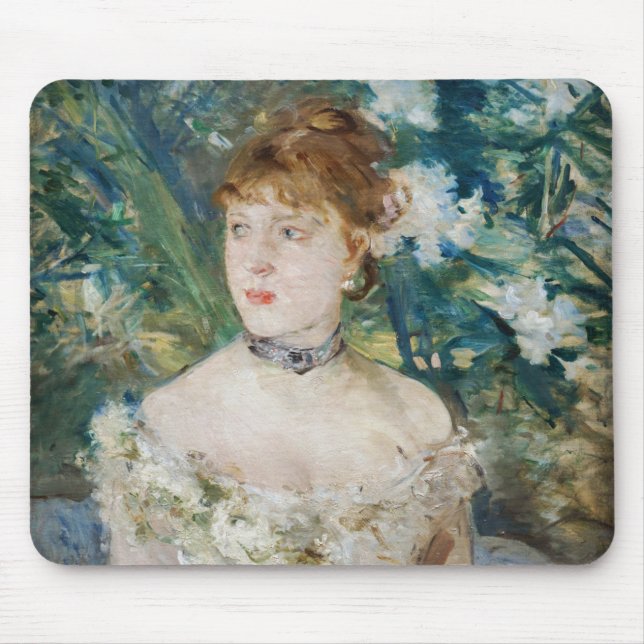 Berthe Morisot - Young Girl in a Ball Gown Mouse Mat (Front)