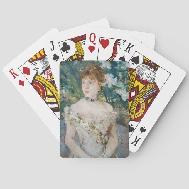 Berthe Morisot - Young Girl in a Ball Gown Playing Cards (Back)