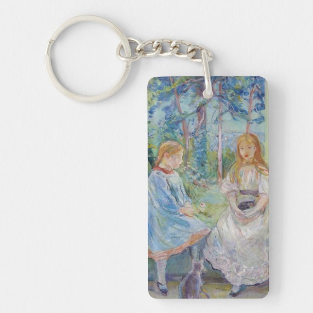 Berthe Morisot - Young Girls at the Window Key Ring (Front)