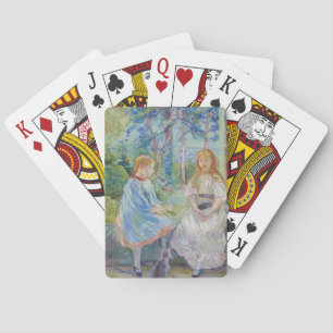 Berthe Morisot - Young Girls at the Window Playing Cards