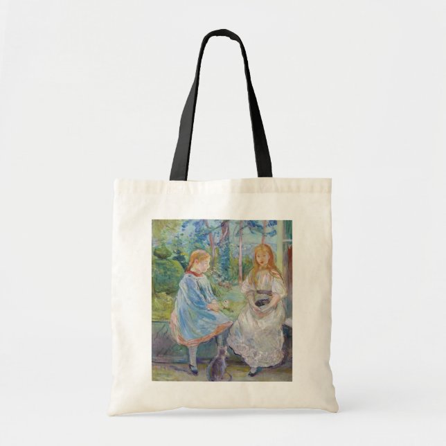 Berthe Morisot - Young Girls at the Window Tote Bag (Front)