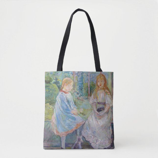 Berthe Morisot - Young Girls at the Window Tote Bag (Front)