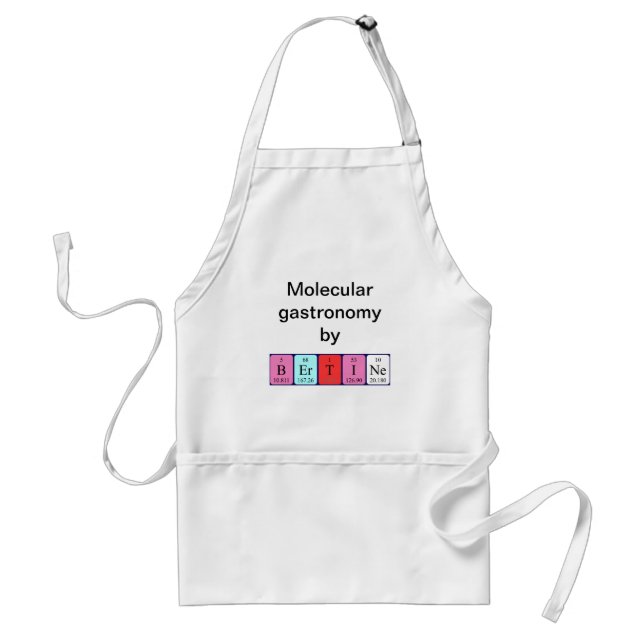 Bertine periodic table name apron (Front)