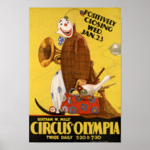 Bertram Mills’ Circus at Olympia Poster