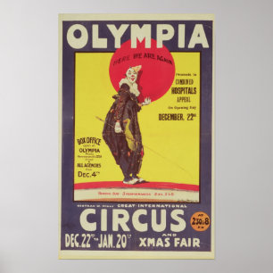 Bertram Mills circus poster