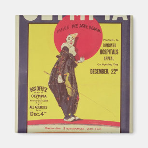Bertram Mills circus poster Magnet