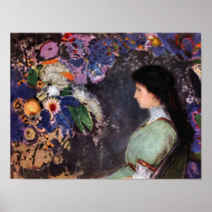 Bertrand-Jean Redon - Portrait of Violet Heyman Poster