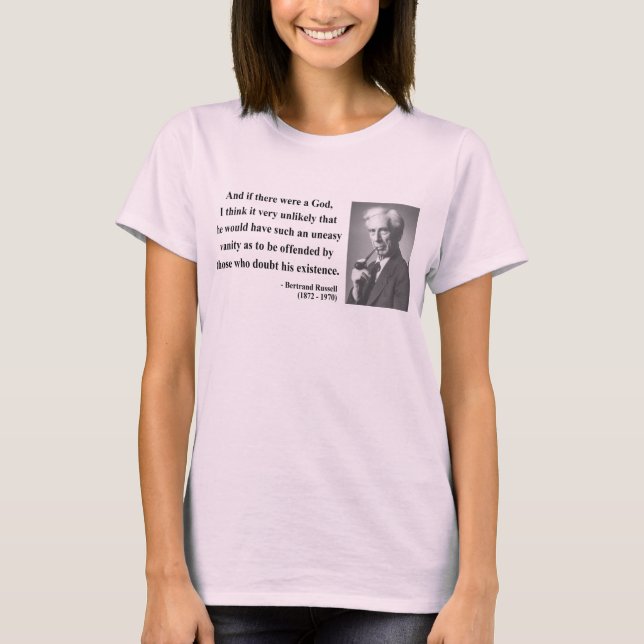 Bertrand Russell Quote 3b T-Shirt (Front)