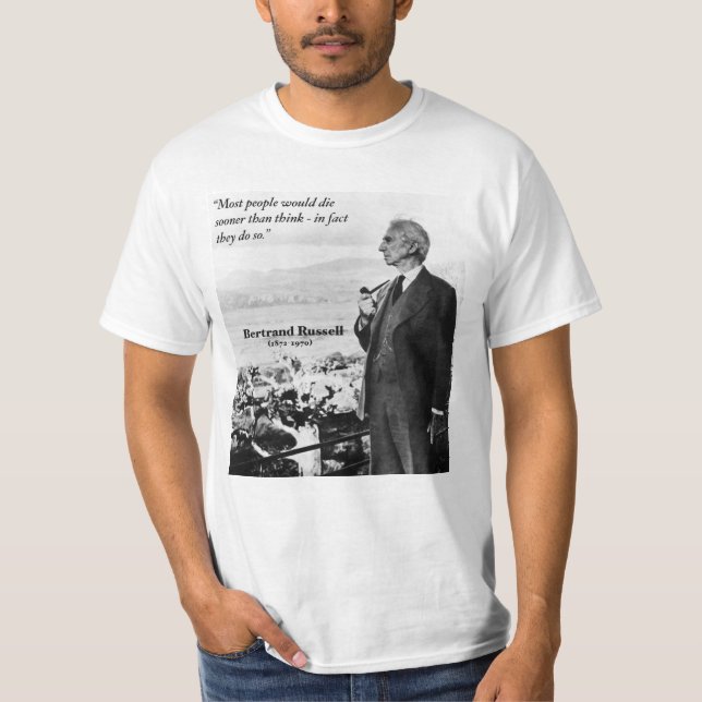 Bertrand Russell T-Shirt (Front)