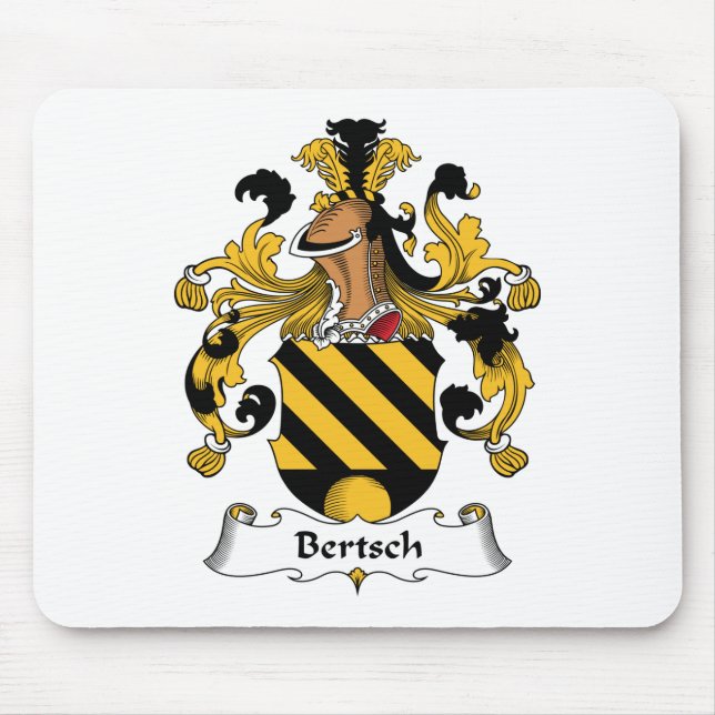 Bertsch Family Crest Mouse Mat (Front)