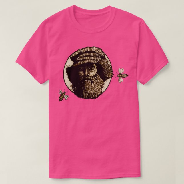 Bertx27s Beard of Bees T-Shirt (Design Front)