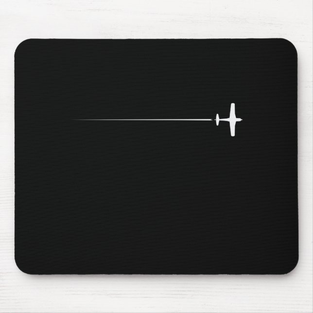 Beruf Pilot Flugzeug fliegen Mouse Mat (Front)