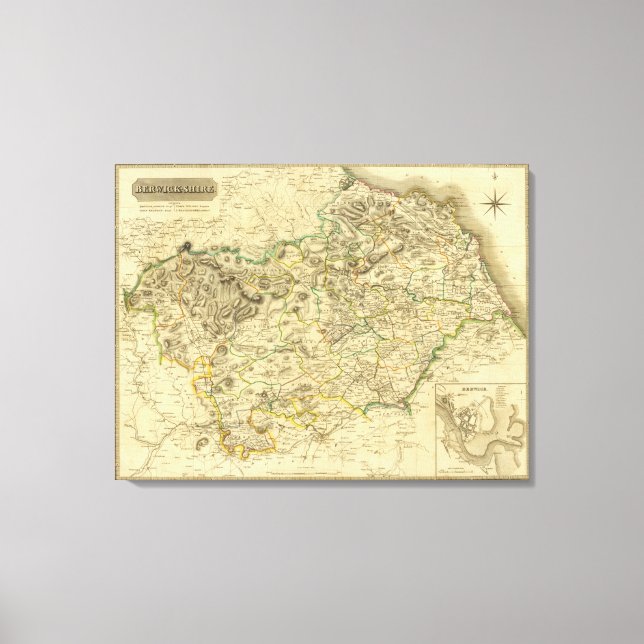 Berwickshire Canvas Print (Front)