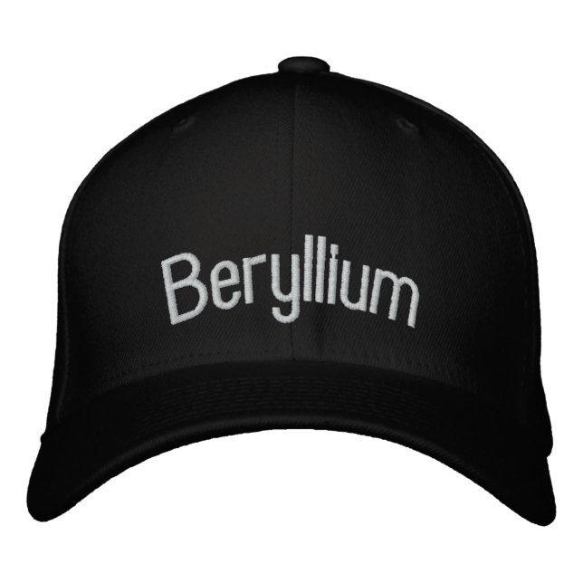 Beryllium Embroidered Hat (Front)