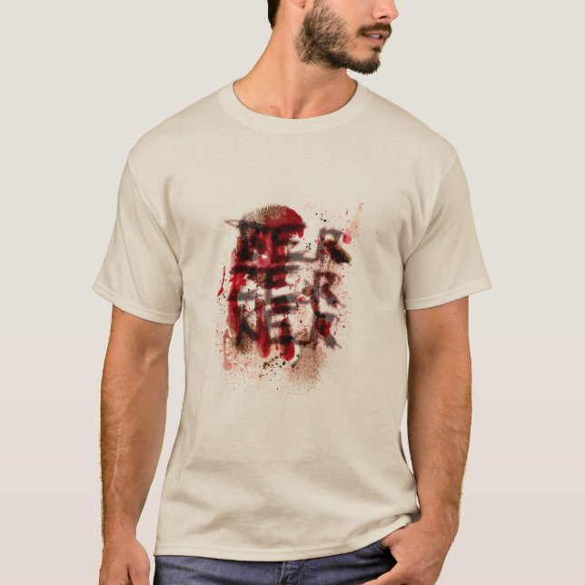 Berzerker blood hand print T-Shirt (Front)