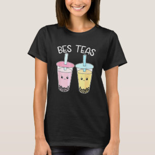 Bes Eas Besties Bubble Ea Cute Boba Best Friends T-Shirt