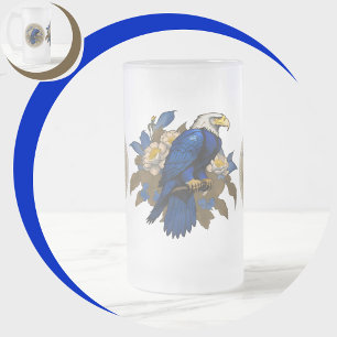 Bes Frosted Glass Beer Mug