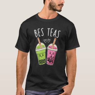 Bes Teas Besties Bubble Tea Cute Boba Best Friends T-Shirt